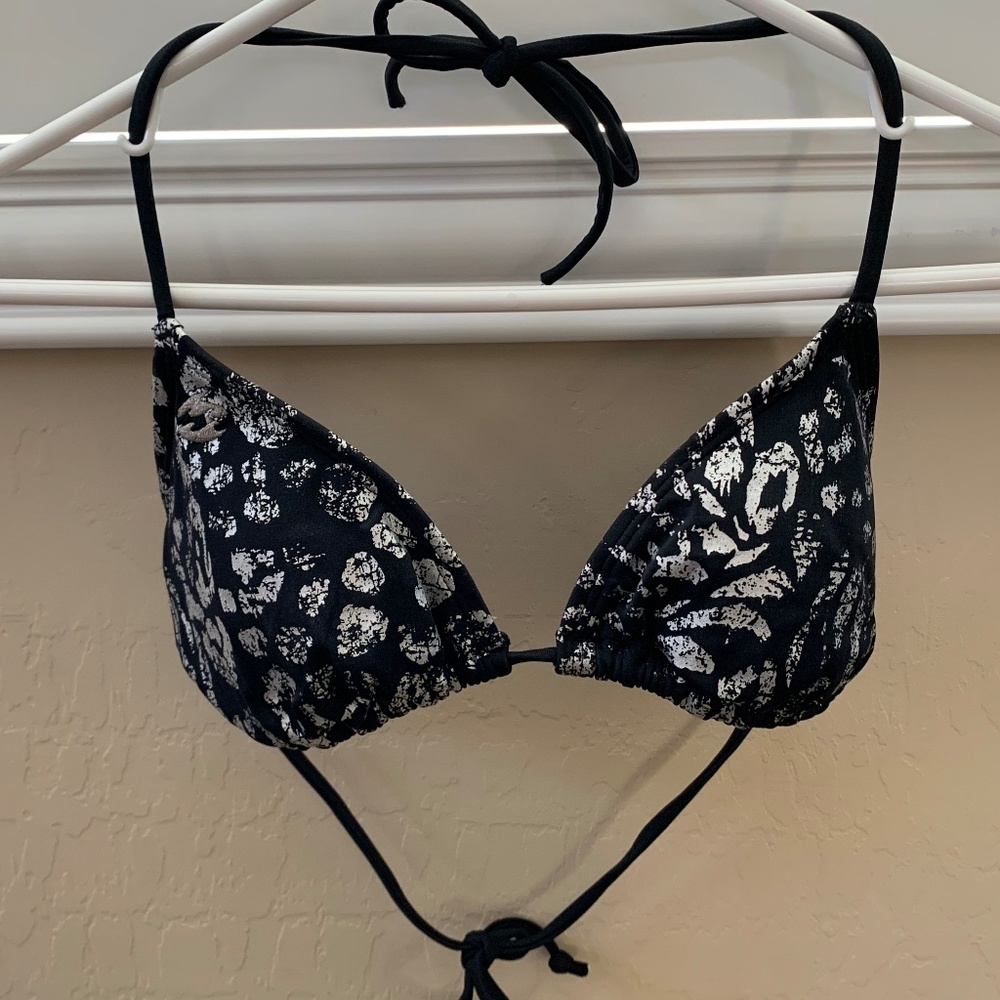 Billabong Triangle Animal Print Swim Top